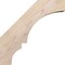 Ekena Millwork 3 1/2"W x 12"D x 12"H Balboa Smooth Knee Brace, Douglas Fir BRC04X12X12BOA00SDF - alternate 2